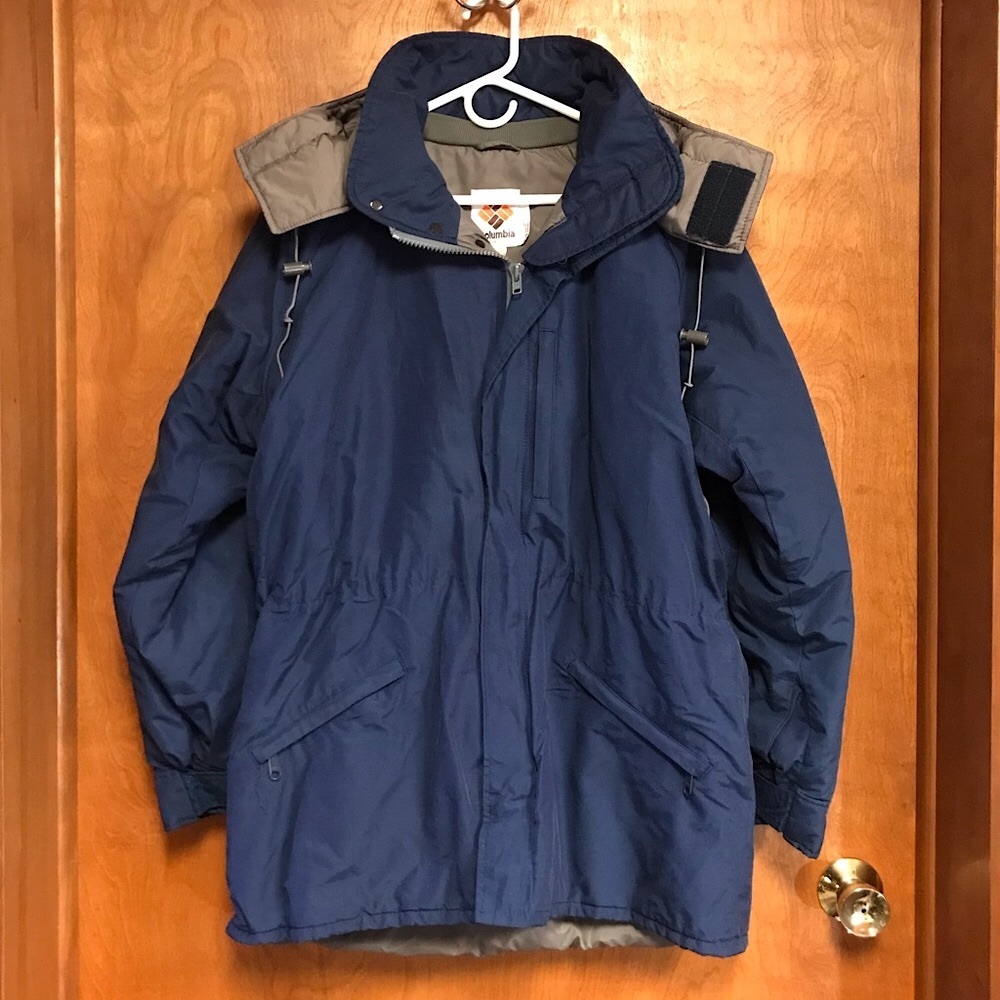 Vintage 80’s Columbia Gore-Tex Hooded Winter Parka Coat Sz XL